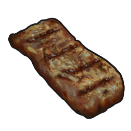 Cooked Crocodile Meat