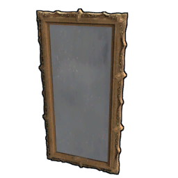 Gold Mirror Standing