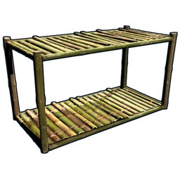 Half Height Bamboo Shelves