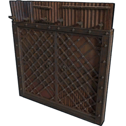 Medieval Sheet Metal Double Door