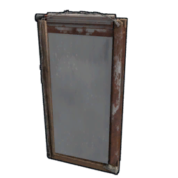 Scrap Mirror Standing