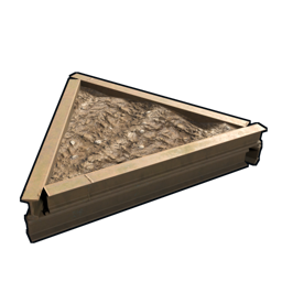 Triangle Rail Road Planter